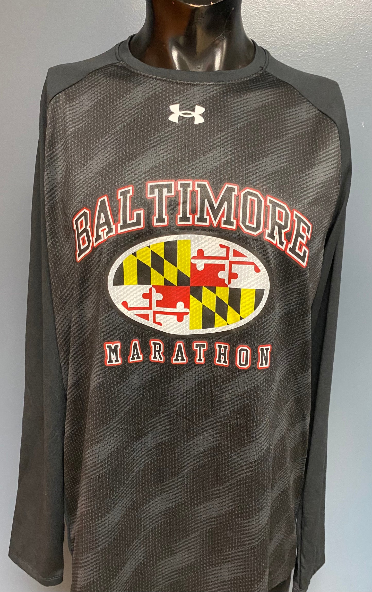 Baltimore Marathon Running Festival Women's MD Flag Pullover Hoodie