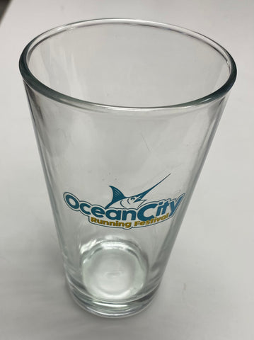 Ocean City Running Festival Pint Glass