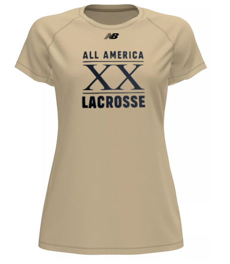 All-America 20th Year Anniversary Gold Tech Tee