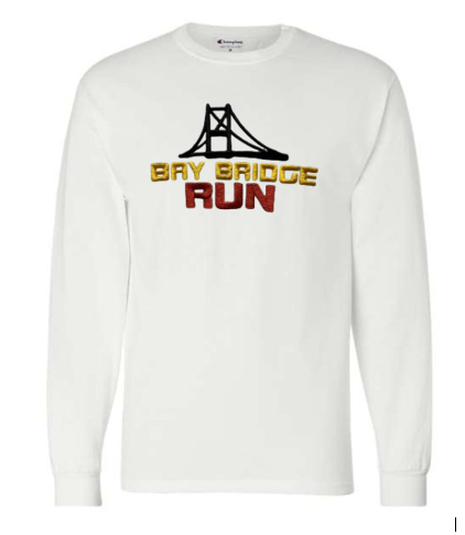 Men's Champion Long Sleeve-White