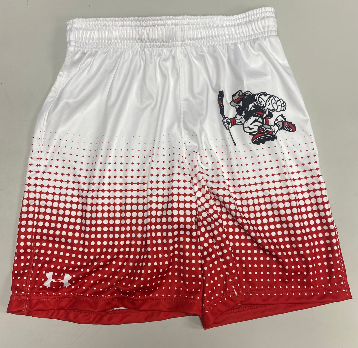 Red Ruggison Shorts Roughrider Team Shorts Red and White – Corrigan Sports
