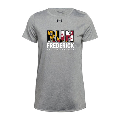 Men's Run Frederick Flag Short Sleeve Gray