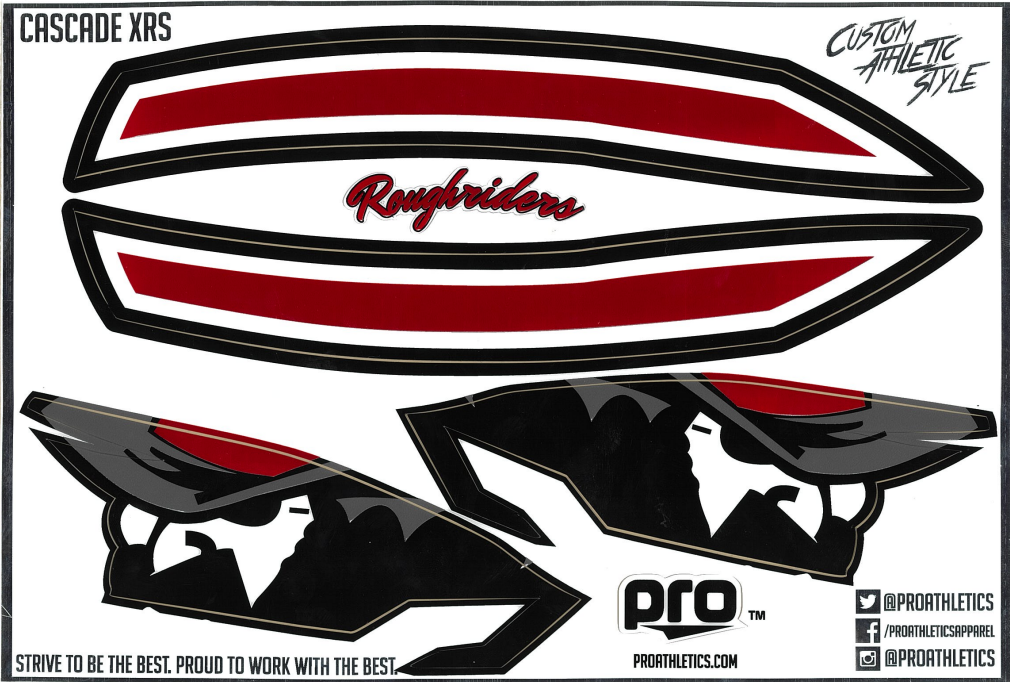 Cascade XRS Team Helmet Decals