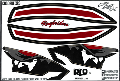 Cascade XRS Team Helmet Decals