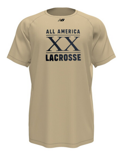 All-America 20th Year Anniversary Gold Tech Tee