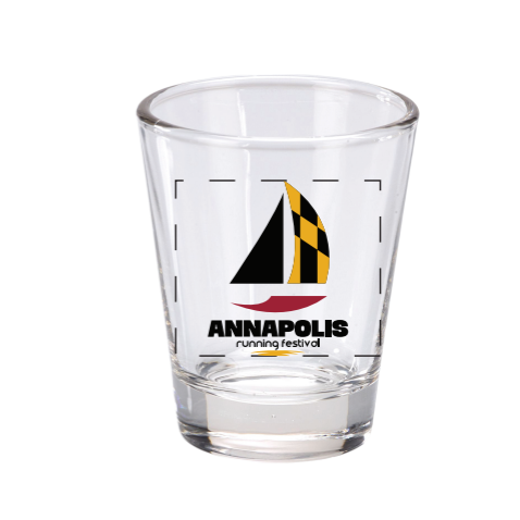 Annapolis Running Festival Shot Glass