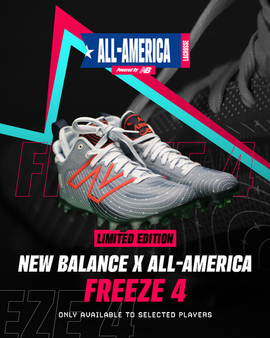 Limited Edition New Balance X All America Freeze 4 Cleats