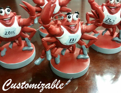 Blue the Crab Christmas ornament
