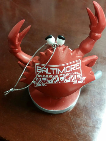 Blue the Crab Christmas ornament