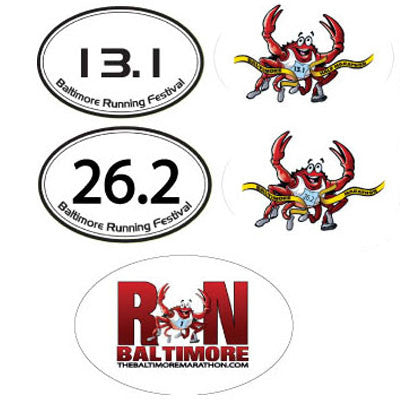 Baltimore Running Festival Stickers