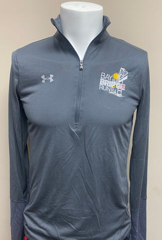 Women's UA Quarter Zip- Grey