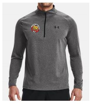 20th Anniversary Locker 1/2 Zip - Charcoal