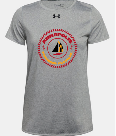 Womens Grey UA Short Sleeve