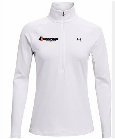 Womens White UA Quarter Zip