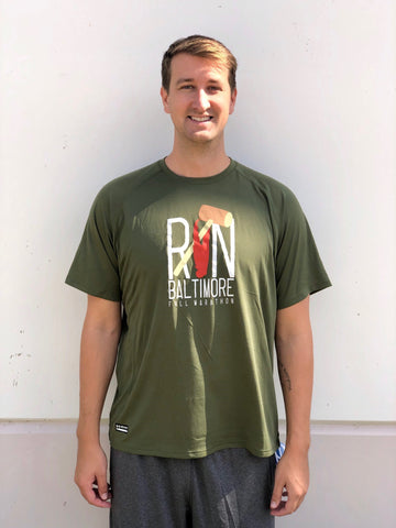 Mallet & Claw - Men's Army Green Tee