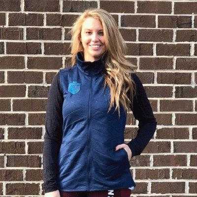 Women's Navy Shield Vest