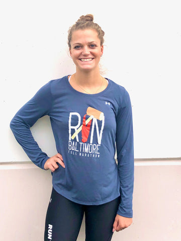 Mallet & Claw - Women's Gray Blue Long Sleeve