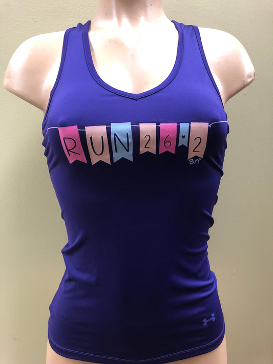Women’s RUNFLAG BANNER TANK - Purple