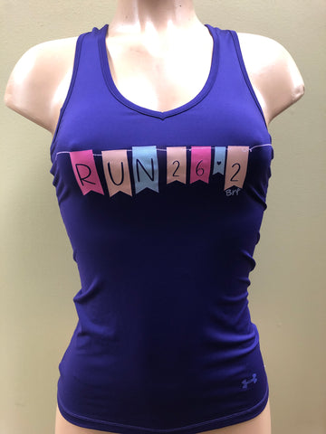 Women’s RUNFLAG BANNER TANK - Purple