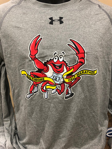 Blue The Crab Men's Long Sleeve Tech Tee - Assorted Colors