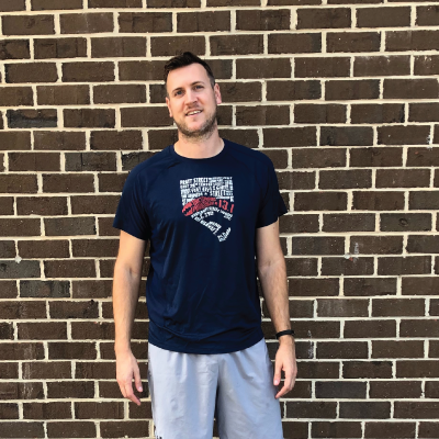 Street Names Tee - Men's Navy Short Sleeve