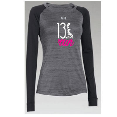 RunDelaware 13.1 UA Women's Longsleeve-Black/Gray