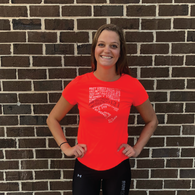 Street Names Tee - Women's Coral